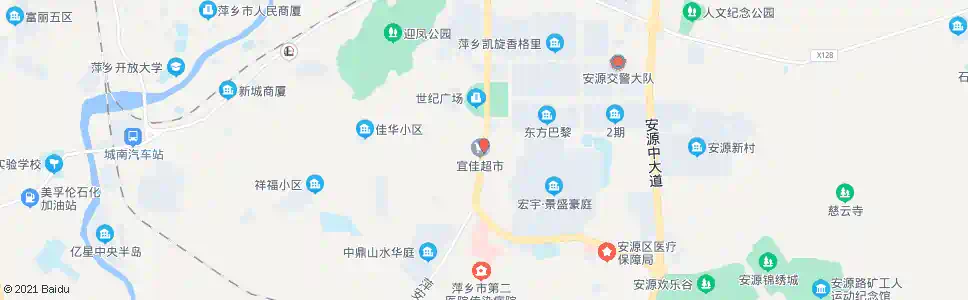 萍乡木沙场_公交站地图_萍乡公交_妙搜公交查询2025