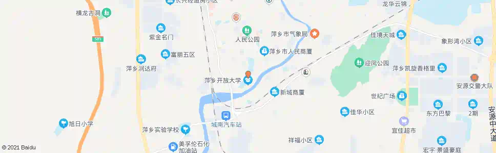 萍乡萍师附小_公交站地图_萍乡公交_妙搜公交查询2025