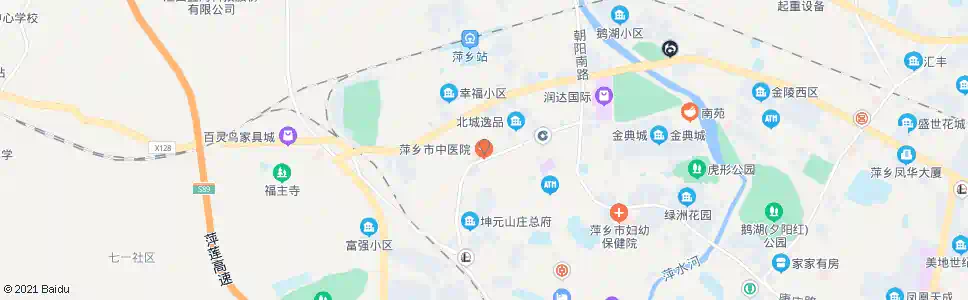 萍乡中医院_公交站地图_萍乡公交_妙搜公交查询2025