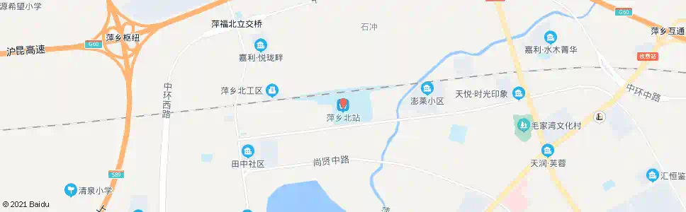 萍乡萍乡北站_公交站地图_萍乡公交_妙搜公交查询2025