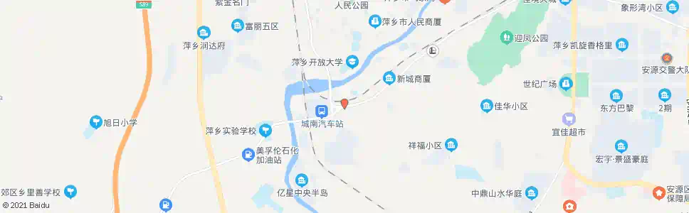 萍乡张家大屋_公交站地图_萍乡公交_妙搜公交查询2025