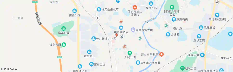 萍乡八一村_公交站地图_萍乡公交_妙搜公交查询2025