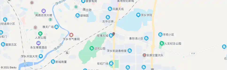 萍乡佳境天城_公交站地图_萍乡公交_妙搜公交查询2025