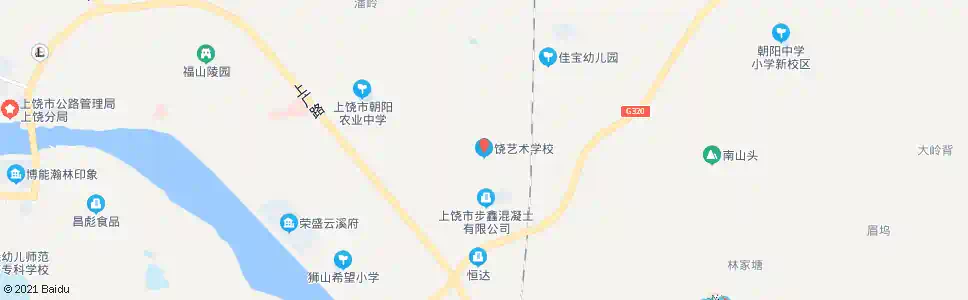 上饶文艺学校_公交站地图_上饶公交_妙搜公交查询2025