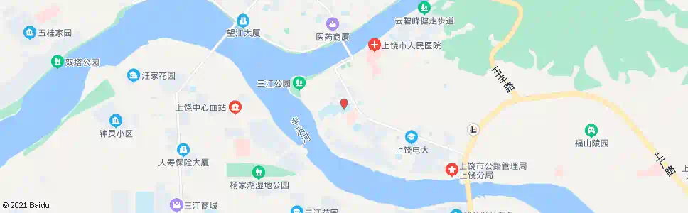 上饶市二中_公交站地图_上饶公交_妙搜公交查询2025