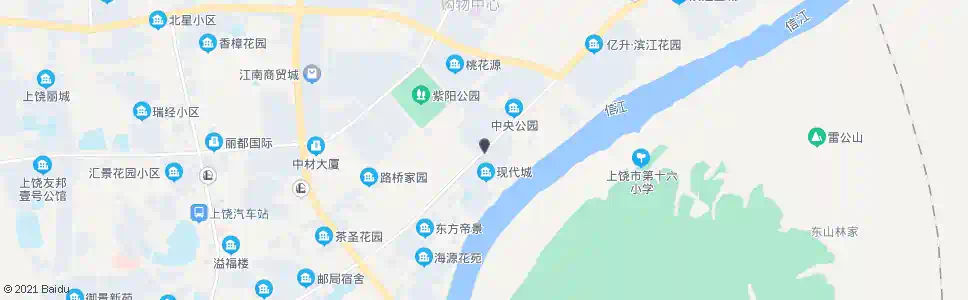 上饶现代城北_公交站地图_上饶公交_妙搜公交查询2025