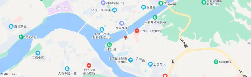 上饶信江书院_公交站地图_上饶公交_妙搜公交查询2025
