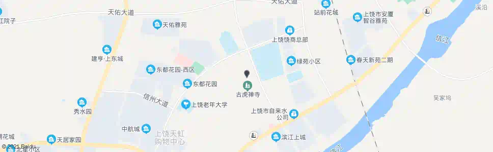 上饶古岩寺路口_公交站地图_上饶公交_妙搜公交查询2025