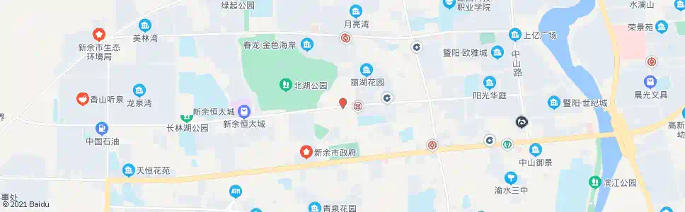 新余市委二大院_公交站地图_新余公交_妙搜公交查询2025