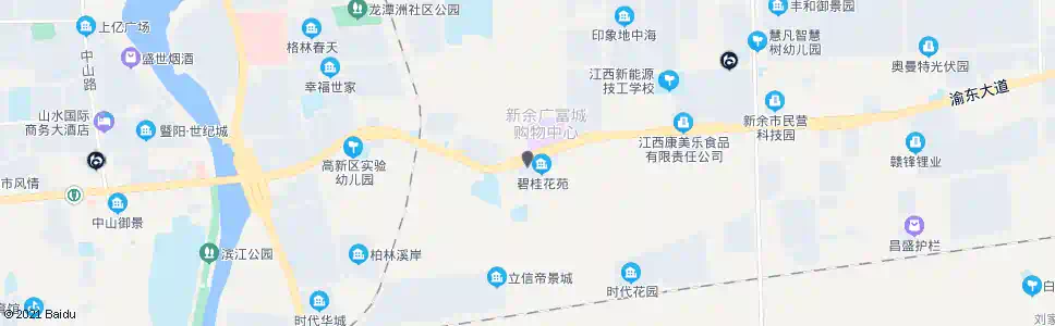新余刚城家俱广场_公交站地图_新余公交_妙搜公交查询2025