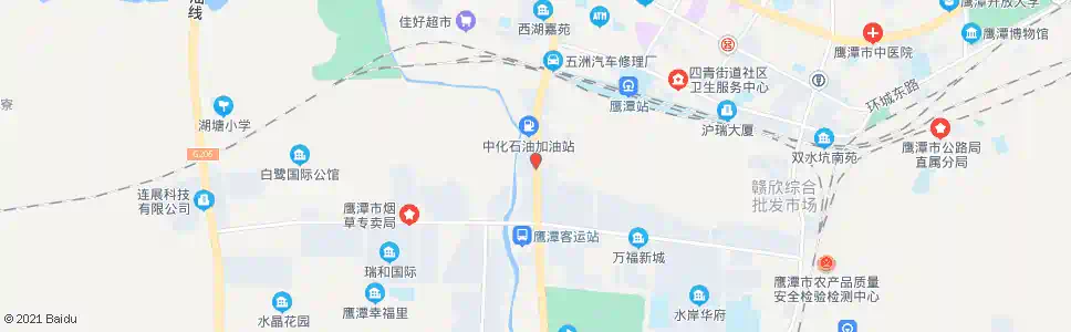 鹰潭白露村_公交站地图_鹰潭公交_妙搜公交查询2025