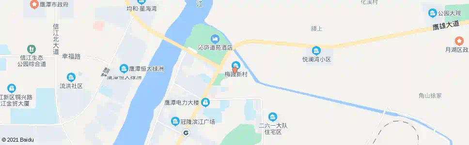 鹰潭梅树园_公交站地图_鹰潭公交_妙搜公交查询2025