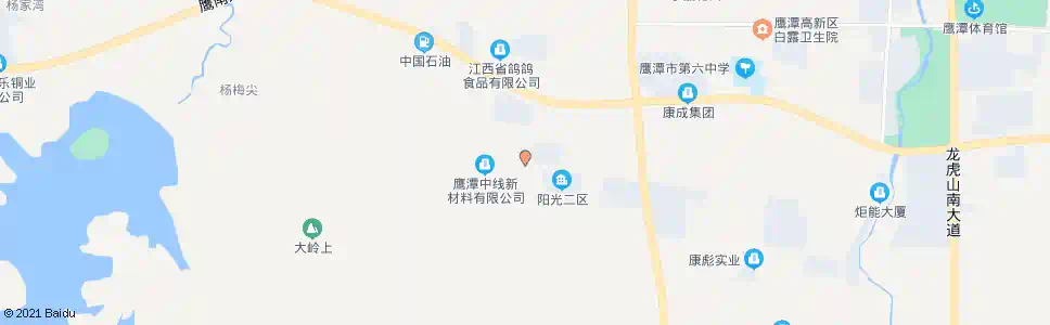 鹰潭阳光二区_公交站地图_鹰潭公交_妙搜公交查询2025