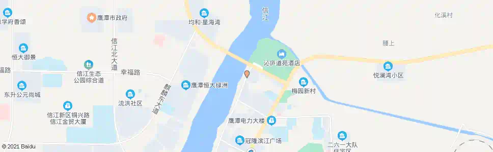 鹰潭滨江明珠_公交站地图_鹰潭公交_妙搜公交查询2025