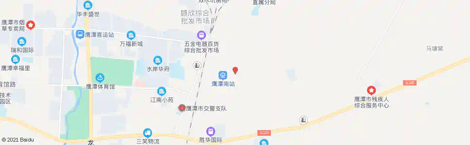 鹰潭南站二公司_公交站地图_鹰潭公交_妙搜公交查询2025