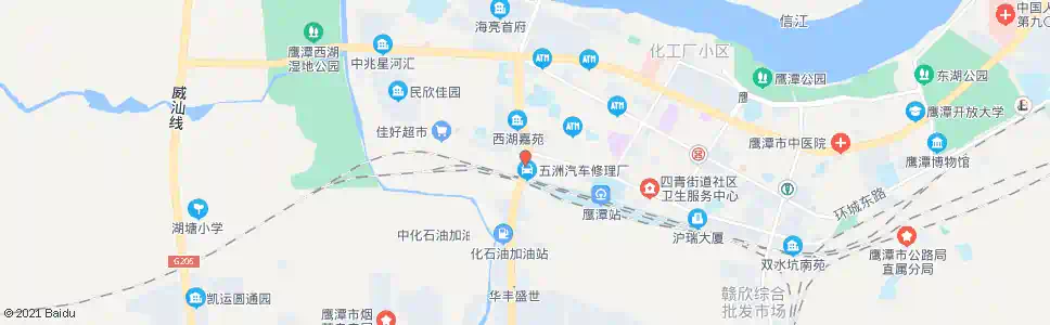 鹰潭白露桥洞_公交站地图_鹰潭公交_妙搜公交查询2025
