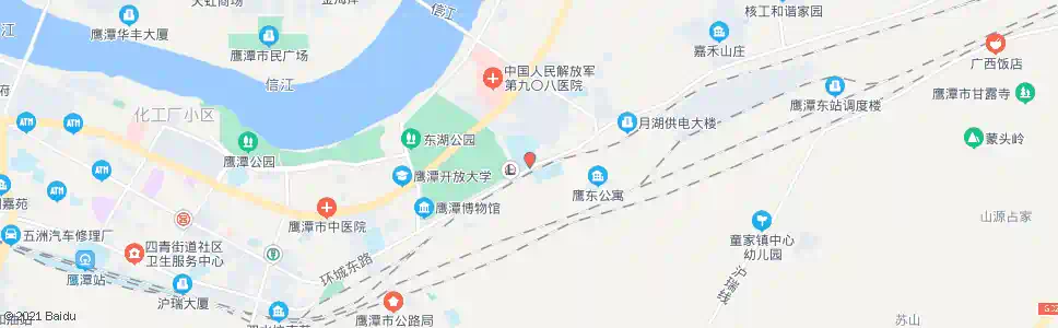 鹰潭实验中学_公交站地图_鹰潭公交_妙搜公交查询2025