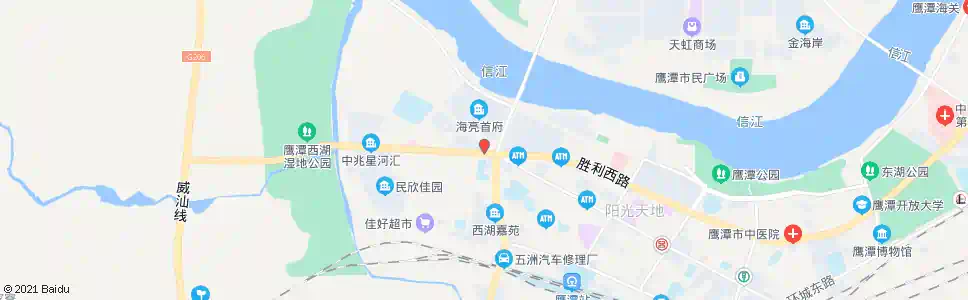 鹰潭五洲路美星装饰_公交站地图_鹰潭公交_妙搜公交查询2025