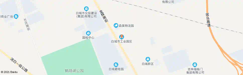 白城工业园区_公交站地图_白城公交_妙搜公交查询2025