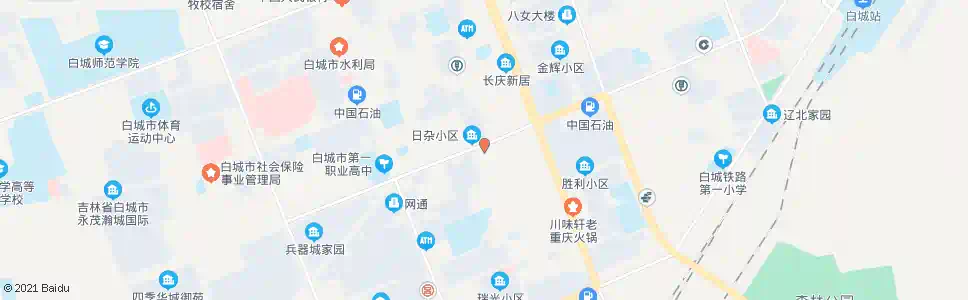 白城汽配大厦_公交站地图_白城公交_妙搜公交查询2025