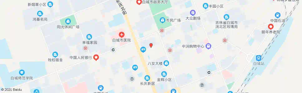 白城青年广场_公交站地图_白城公交_妙搜公交查询2025