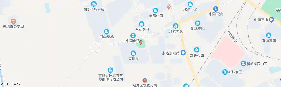 白城吉鹤苑广场_公交站地图_白城公交_妙搜公交查询2025
