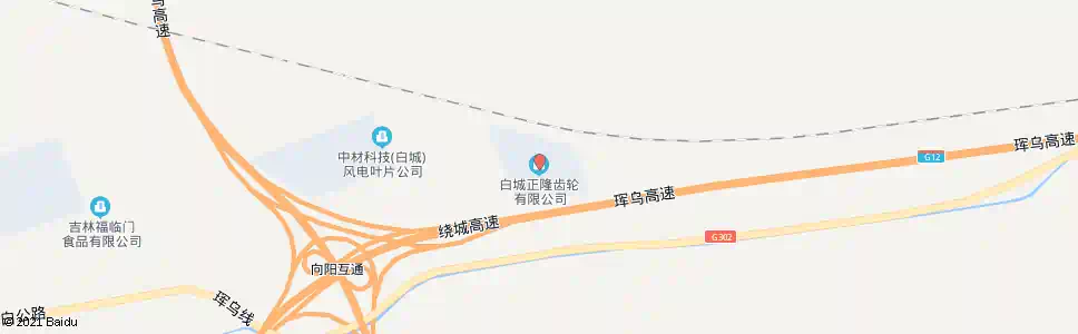 白城齿轮厂_公交站地图_白城公交_妙搜公交查询2025