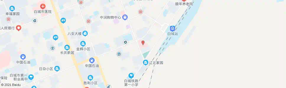 白城原铁路医院_公交站地图_白城公交_妙搜公交查询2025
