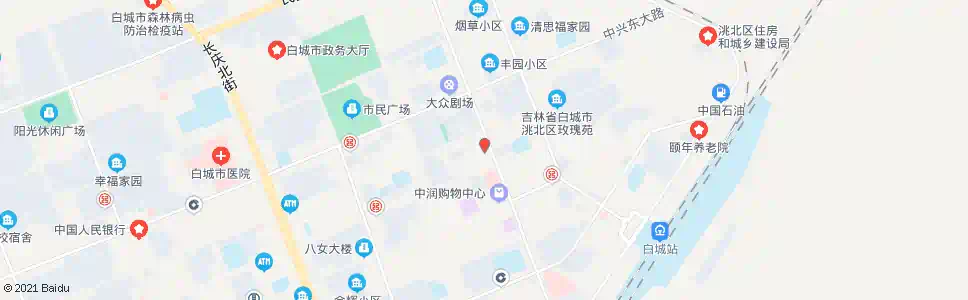 白城洮北区政府_公交站地图_白城公交_妙搜公交查询2025