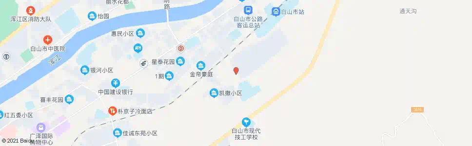 白山东山检查站_公交站地图_白山公交_妙搜公交查询2025