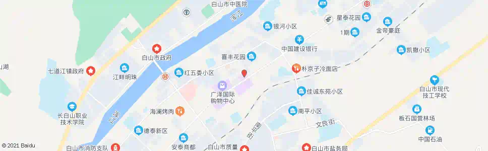 白山三江大厦_公交站地图_白山公交_妙搜公交查询2025