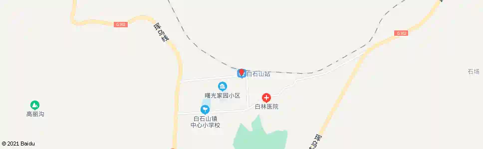 白山矸石山_公交站地图_白山公交_妙搜公交查询2025