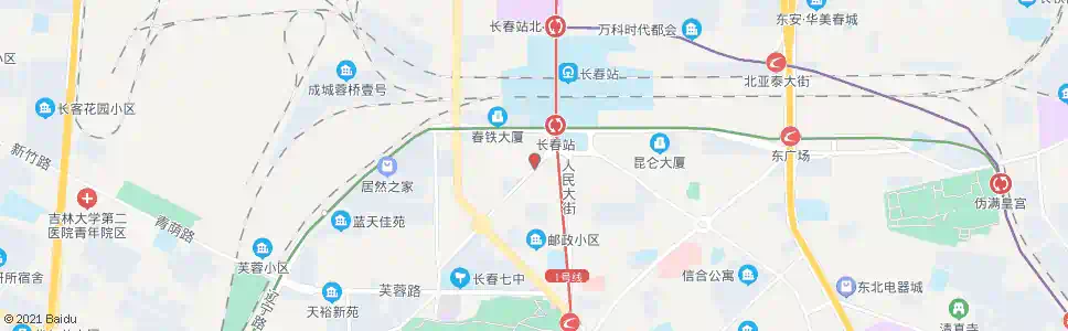 长春汉口大街_公交站地图_长春公交_妙搜公交查询2025