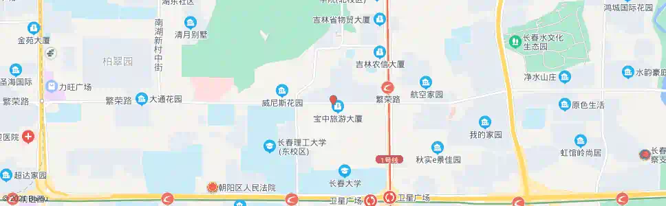 长春空军航空大学南校_公交站地图_长春公交_妙搜公交查询2025