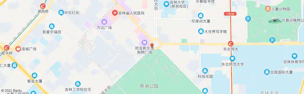 长春新民广场_公交站地图_长春公交_妙搜公交查询2025