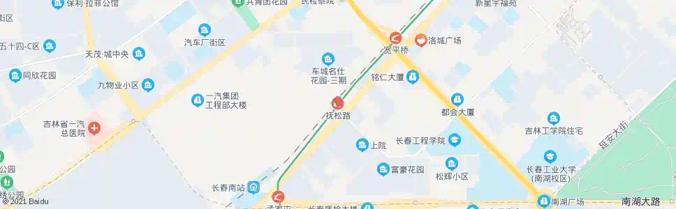 长春抚松路站_公交站地图_长春公交_妙搜公交查询2025