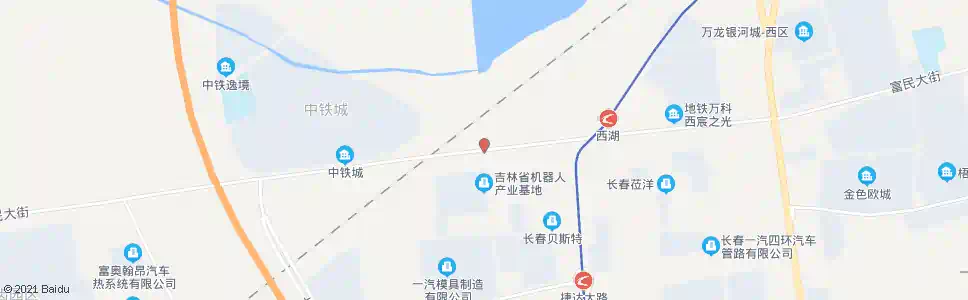 长春自达大街_公交站地图_长春公交_妙搜公交查询2025