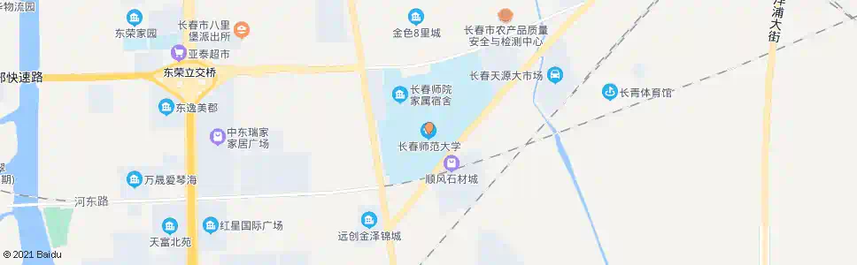 长春长春师范学院_公交站地图_长春公交_妙搜公交查询2025