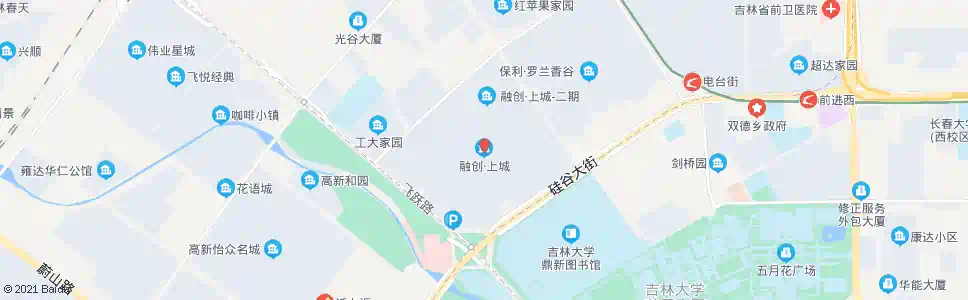 长春融创上城_公交站地图_长春公交_妙搜公交查询2025