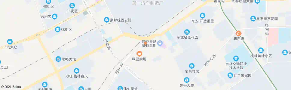 长春欧亚卖场8号门_公交站地图_长春公交_妙搜公交查询2025