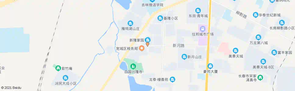 长春新隆家园_公交站地图_长春公交_妙搜公交查询2025