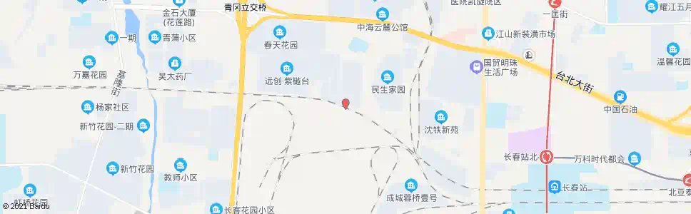 长春客车厂北门_公交站地图_长春公交_妙搜公交查询2025