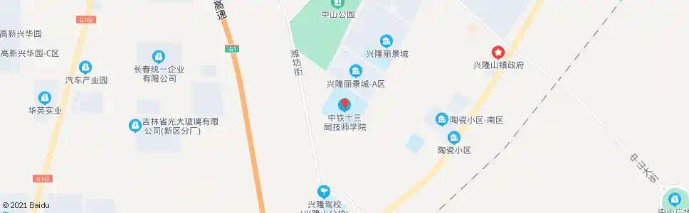 长春十三局技校_公交站地图_长春公交_妙搜公交查询2025