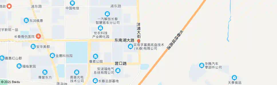 长春洋浦大街_公交站地图_长春公交_妙搜公交查询2025