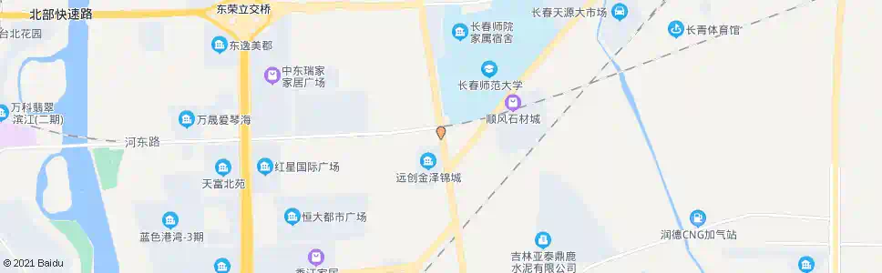 长春河东路_公交站地图_长春公交_妙搜公交查询2025
