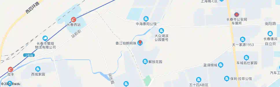 长春香江铂朗明珠_公交站地图_长春公交_妙搜公交查询2025