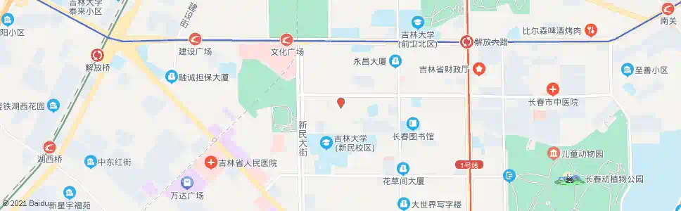 长春明德路_公交站地图_长春公交_妙搜公交查询2025
