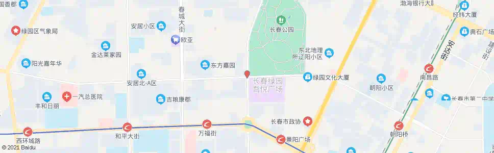 长春皓月大路_公交站地图_长春公交_妙搜公交查询2025