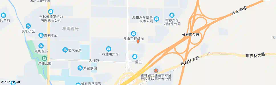 长春杨凌路_公交站地图_长春公交_妙搜公交查询2025