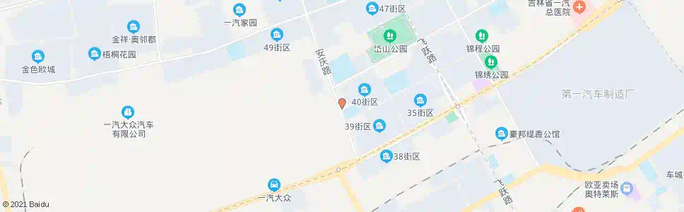 长春一汽二零六号门_公交站地图_长春公交_妙搜公交查询2025